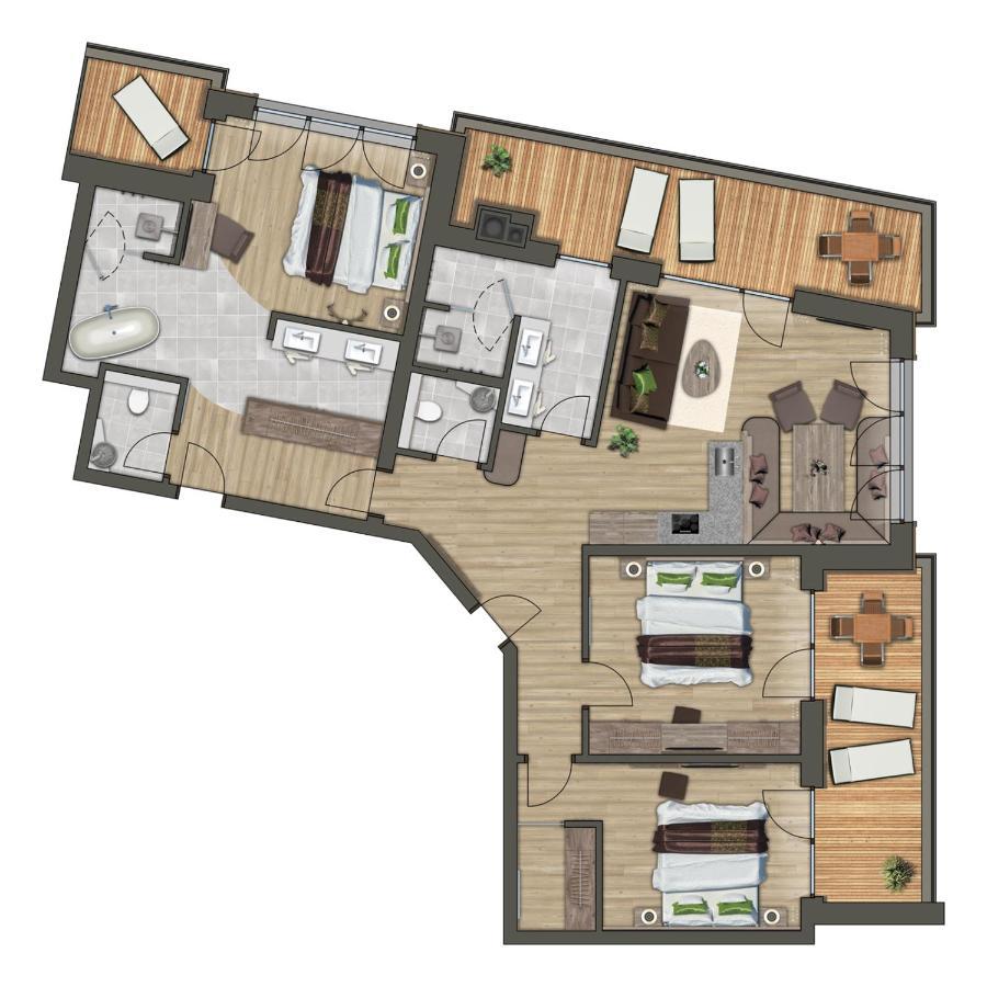 Apartmenthaus Wiesenhof Aschau Im Zillertal Bagian luar foto