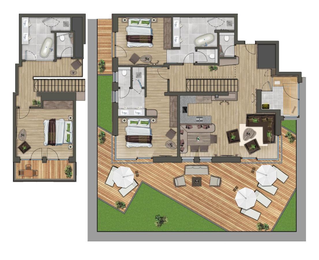 Apartmenthaus Wiesenhof Aschau Im Zillertal Bagian luar foto